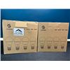 Image 1 : Lot of 2 Multi-Packs of E-Stone A21 Smart Wifi LED Light Bulbs - 4 Per Box/8 Smart Bulbs Total!