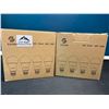 Image 2 : Lot of 2 Multi-Packs of E-Stone A21 Smart Wifi LED Light Bulbs - 4 Per Box/8 Smart Bulbs Total!