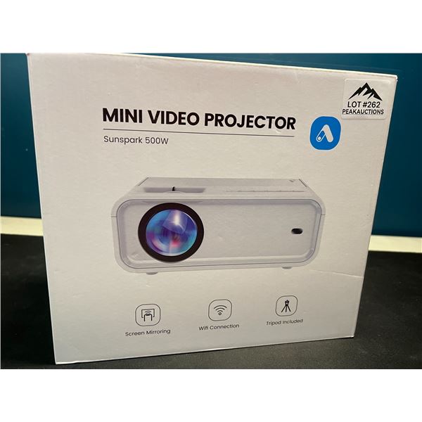 Lot of 1 Sunspark 500W Mini Video LED Projector