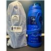 Image 1 : Lot of 2 Motivational Style Water Bottles - 64oz each - Blue
