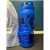 Image 2 : Lot of 2 Motivational Style Water Bottles - 64oz each - Blue