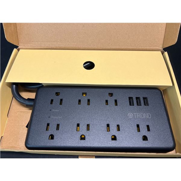 Lot of 1 Trond Prime V Power Bar/Surge Protector w/ Multiple Outlets & USB Ports