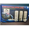 Image 1 : Lot of 1 Push Button Door Lock - Brand New!