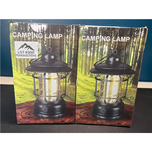 Lot of 2 Camping Lanterns - Brand New Sealed!