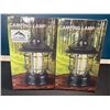 Image 1 : Lot of 2 Camping Lanterns - Brand New Sealed!