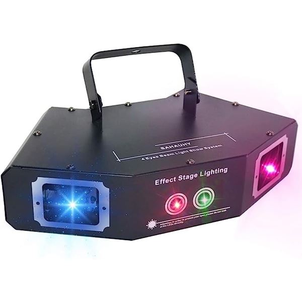 Lot of 1 Sahauhy 4-Beam Sound-Activated DJ/Party Stage Light
