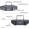Image 6 : Lot of 1 Sahauhy 4-Beam Sound-Activated DJ/Party Stage Light