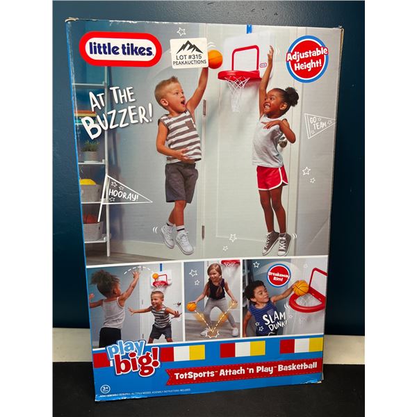 Lot of 1 Little Tykes TotSports Attach 'n Play Basketball Set