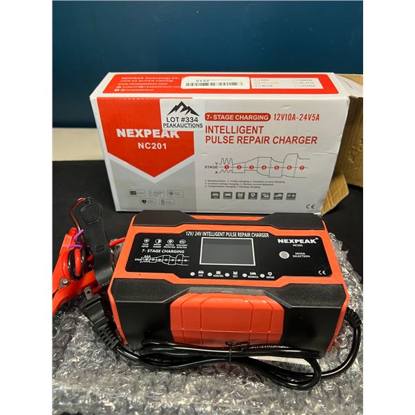 Lot of 1 Nexpeak Intelligent Battery Charger & Maintainer