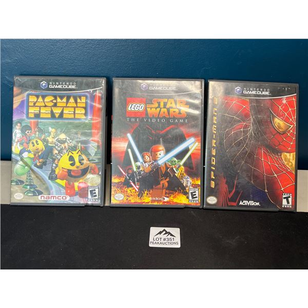 Lot of 3 Assorted Gamecube Games