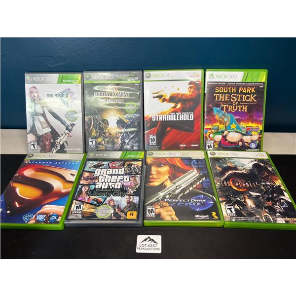 Lot of 10 Assorted Xbox 360 Video Games