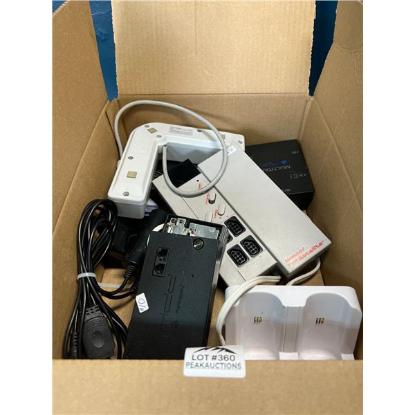 Lot of 1 Box of Assorted Gaming Accessories