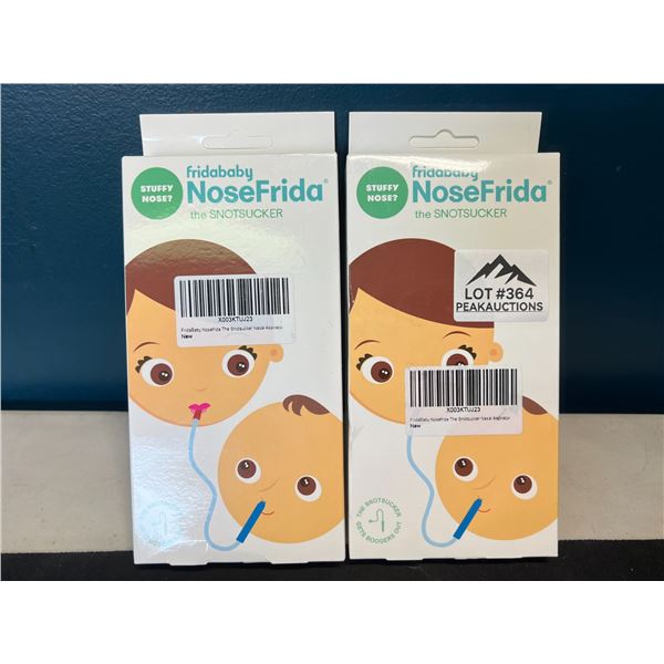 Lot of 2 FridaBaby Nose Frida "the SnotSucker" Nasal Aspirators