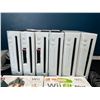 Image 2 : Lot of 5 Nintendo Wii Consoles w/ Cords, Nunchuk, & 3 Games - Used
