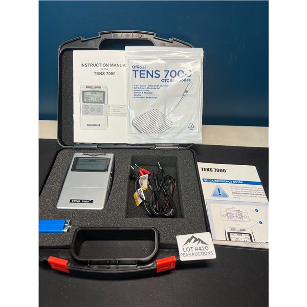 Lot of 1 TENS Machine/Electric Muscle Stimulator Device for Pain Relief