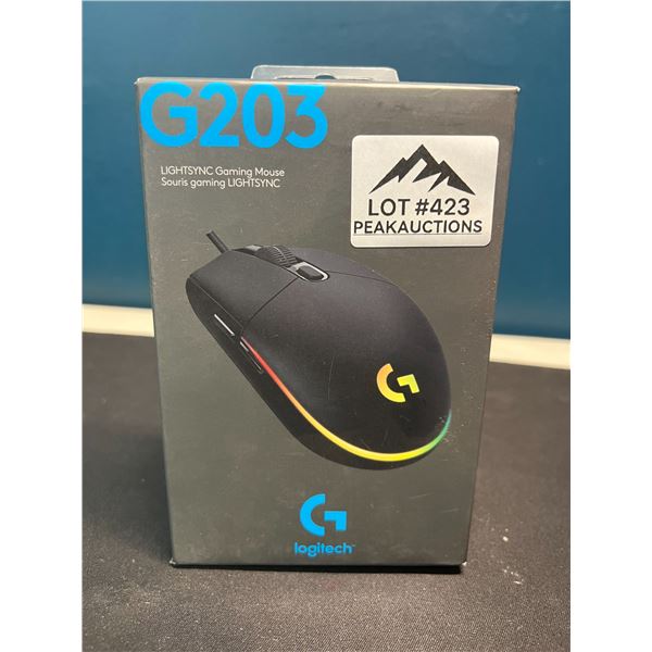Lot of 1 Logitech G203 Lightsync Gaming Mouse