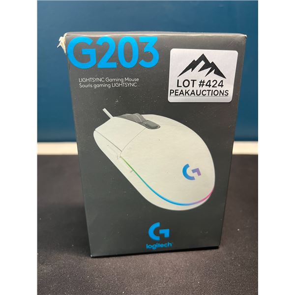 Lot of 1 Logitech G203 Lightsync Gaming Mouse