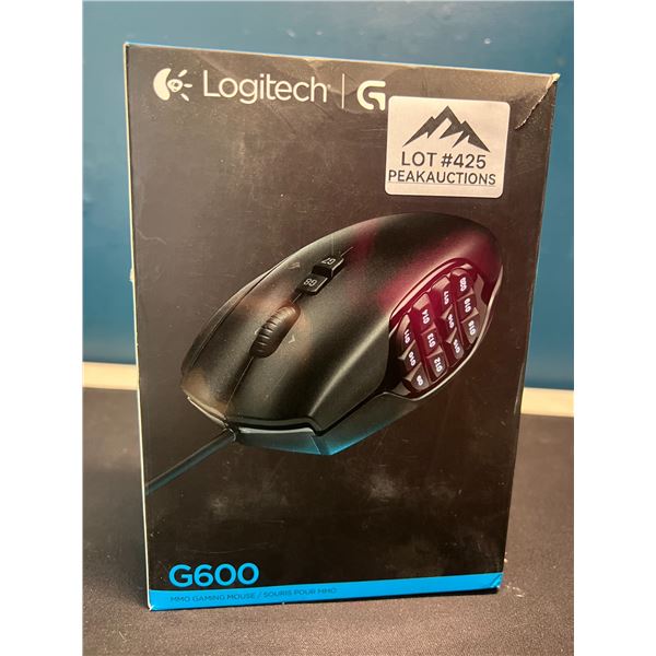 Lot of 1 Logitech G600 MMO Gaming Mouse