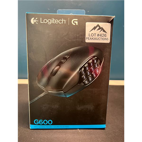 Lot of 1 Logitech G600 MMO Gaming Mouse
