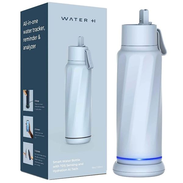 Lot of 1 WaterH Smart Water Bottle - BRAND NEW! - All-in-one water Tracker, Reminder & Analyzer