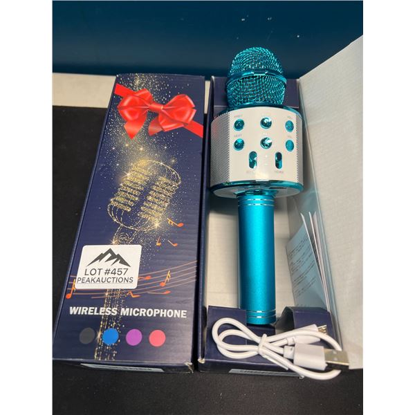 Lot of 2 Wireless Microphone/Karaoke Mics