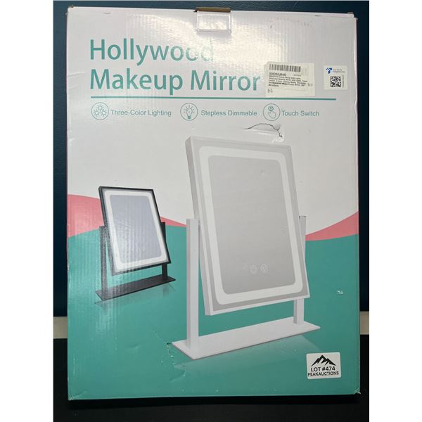 Lot of 1 Large Hollywood Makeup/Vanity Style Mirror w/ Dimmable Lights