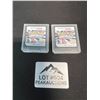 Image 1 : Lot of 2 Pokemon Platinum Version Nintendo 3DS Replica Game Cartridges