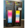 Image 1 : Lot of 2 RGBIC LED Mood Lights w/ App & Remote Control