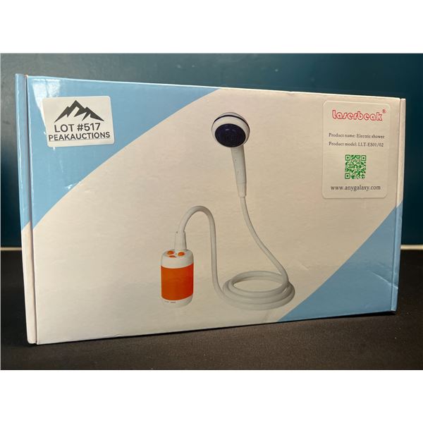 Lot of 1 Portable Camping/Travel/Pet Washing Shower - Rechargeable Portable Electric Shower