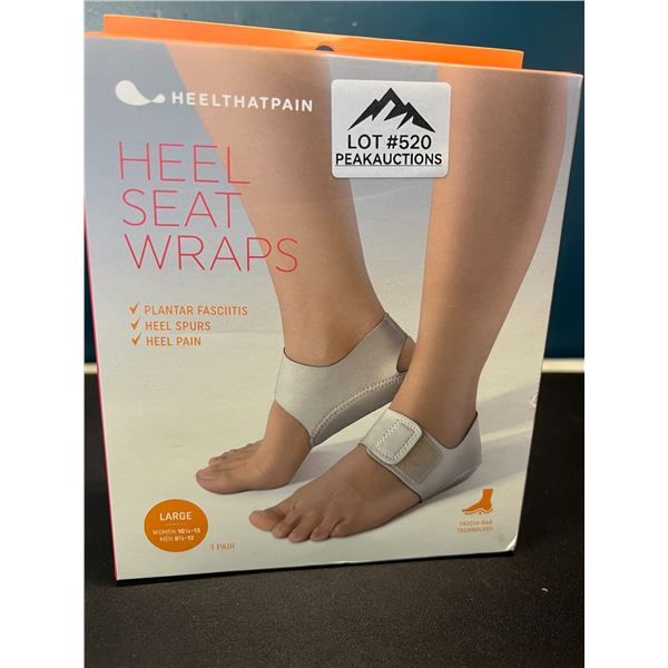 Lot of 1 Set of Heel Seat Wraps for Plantar Fasciitis/Heel Pain