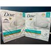 Image 1 : Lot of 2 Multi-packs of Dove Sensitive Skin Bar Soap - 12 Bars Per Pack