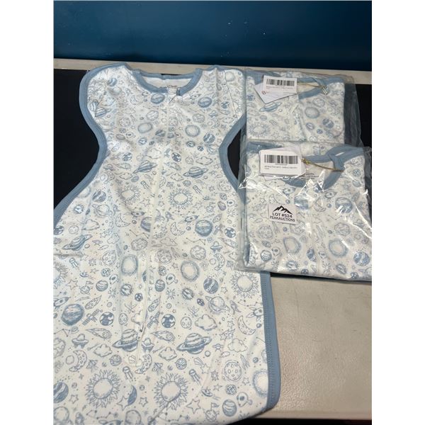 Lot of 3 Baby Sleep Sacks - (Size 0-3 Months)