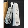 Image 2 : Lot of 1 Multi-Outlet Power Bar/Surge Protector w/ USB Charging Ports & USB-C Port