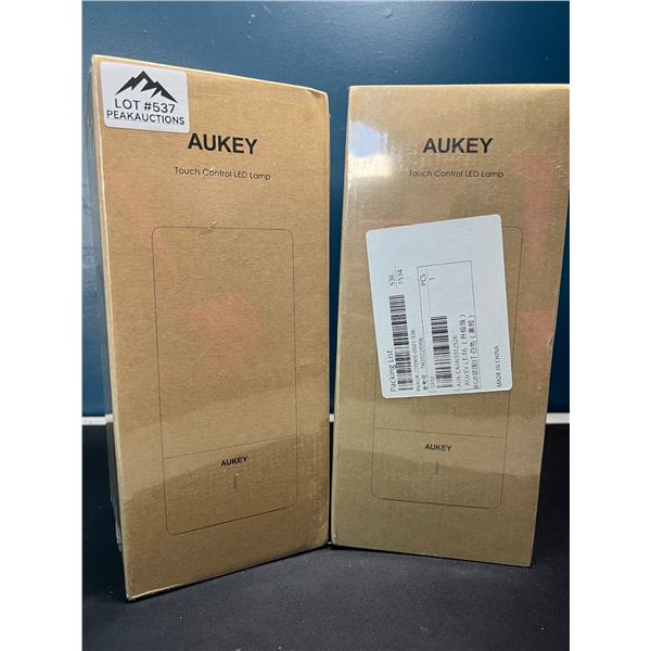 Lot of 2 Aukey Touch Control LED Lamps