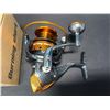Image 2 : Lot of 1 Burning Shark Spinning Fishing Reel - Carbon Fiber Design