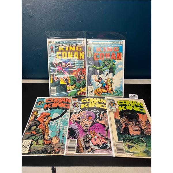 Lot of 5 Assorted King Conan Comics