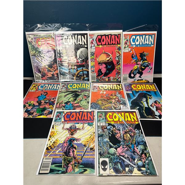 Lot of 10 Assorted King Conan Comics