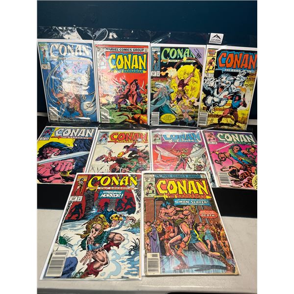 Lot of 10 Assorted King Conan Comics