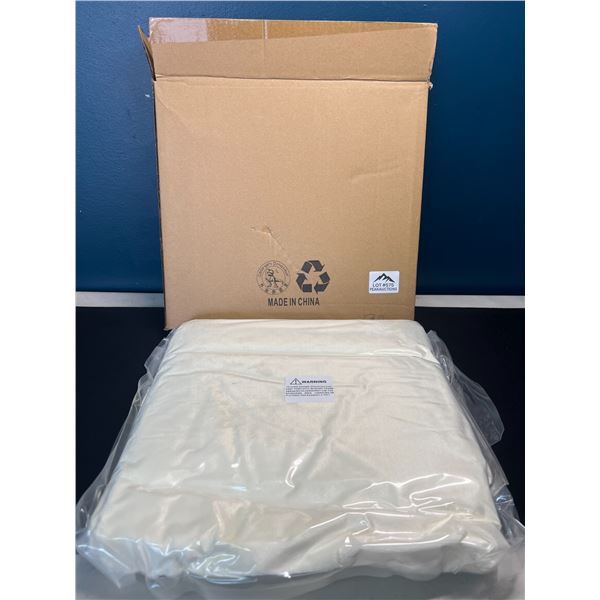 Lot of 1 Sherpa Fleece Blanket - Cream Colour