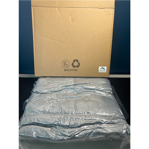 Lot of 1 Sherpa Fleece Blanket - Grey