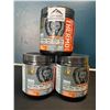 Image 1 : Lot of 3 Tubs of Iron Kingdom Thermo Cuts Workout Supplement Powder - Orange Creamsicle