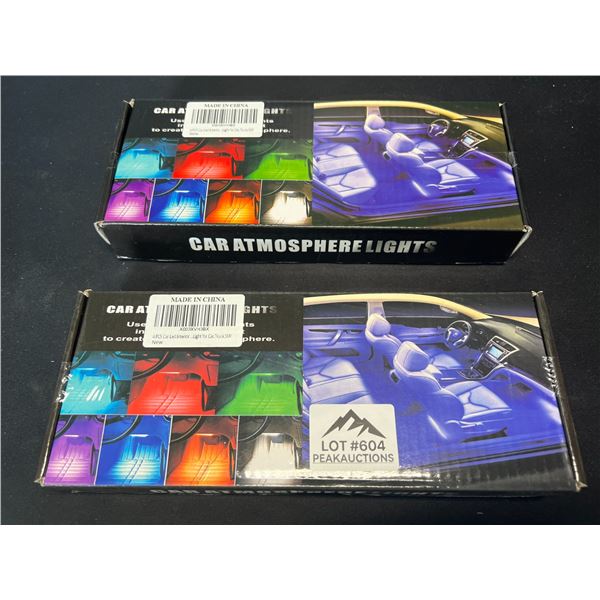 Lot of 2 Car LED Interior Light Kits
