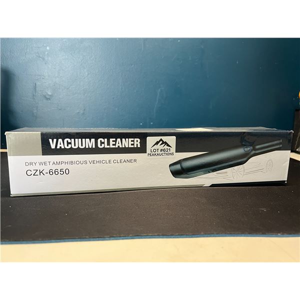 Lot of 1 Dry/Wet Rechargeable Sleek Handheld Car Vacuum Cleaner