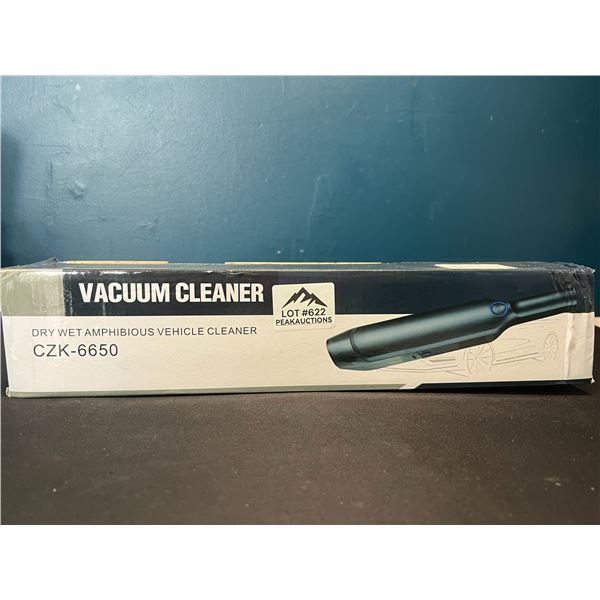 Lot of 1 Dry/Wet Rechargeable Sleek Handheld Car Vacuum Cleaner