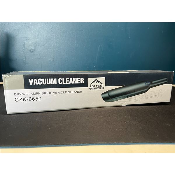 Lot of 1 Dry/Wet Rechargeable Sleek Handheld Car Vacuum Cleaner