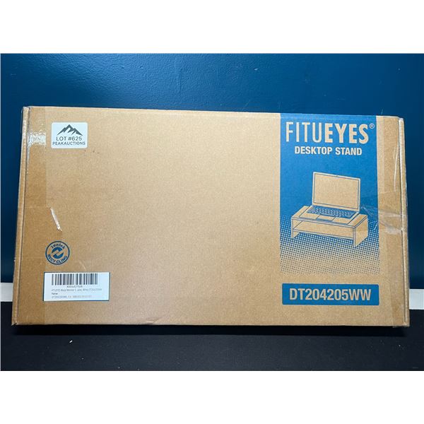 Lot of 1 Wooden Desktop Monitor Stand