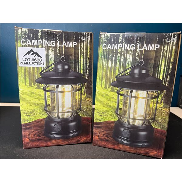 Lot of 2 Camping Lanterns - Brand New Sealed!