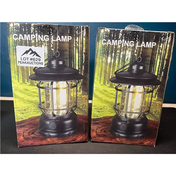 Lot of 2 Camping Lanterns - Brand New Sealed!