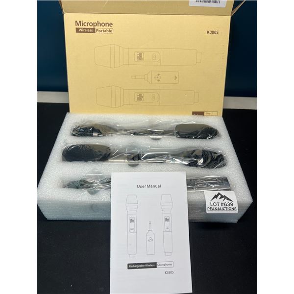 Lot of Lekato Wireless Rechargeable Microphones - 2pcs/mics in box