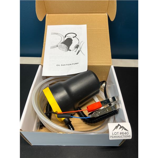 Lot of 1 Oil Suction Pump